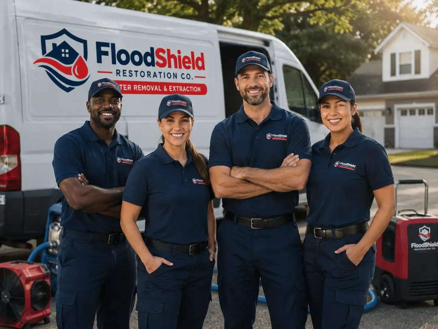 Flood Damage Restoration company in Warnock, OH